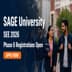 SAGE University Opens Phase 6 Registrations for SEE 2026; Exam on May 30-31